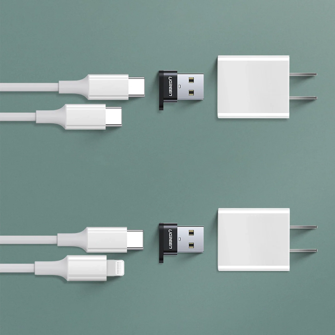 UGREEN US280 USB A Male to USB-C Female Adapter (Black) - Image 4