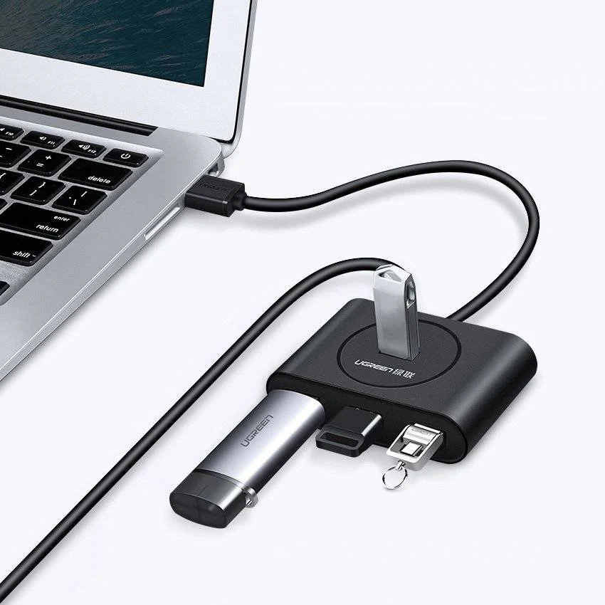 UGREEN USB 3.0 Hub 0.5m (Black) - Image 2