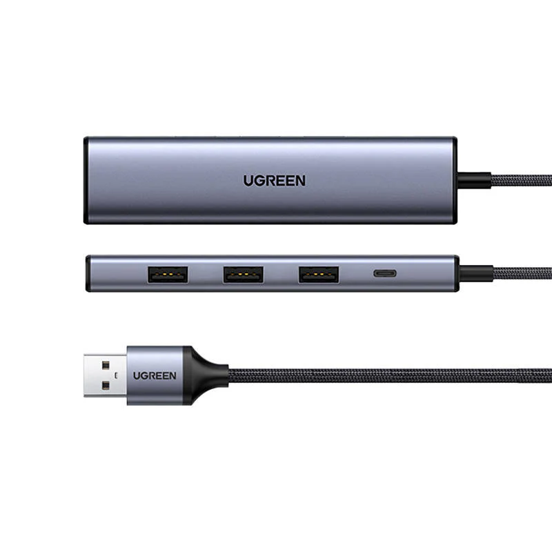 UGREEN USB-C to 2-Port USB-A + 2-Port USB-C Hub Up to 5Gpbs Without Power Port - Image 3