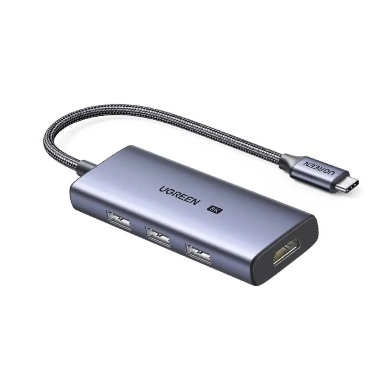 UGREEN USB-C to 3×USB 3.0+HDMI Multifunction Adapter (8K@30Hz） - Image 2