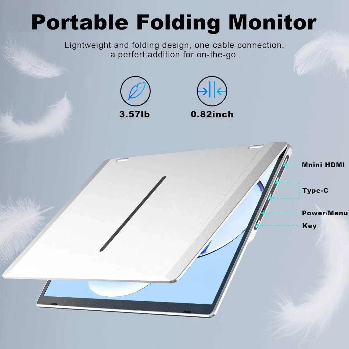 V2COM M2 15.6" IPS Full HD Triple Screen Extender Portable - Image 2