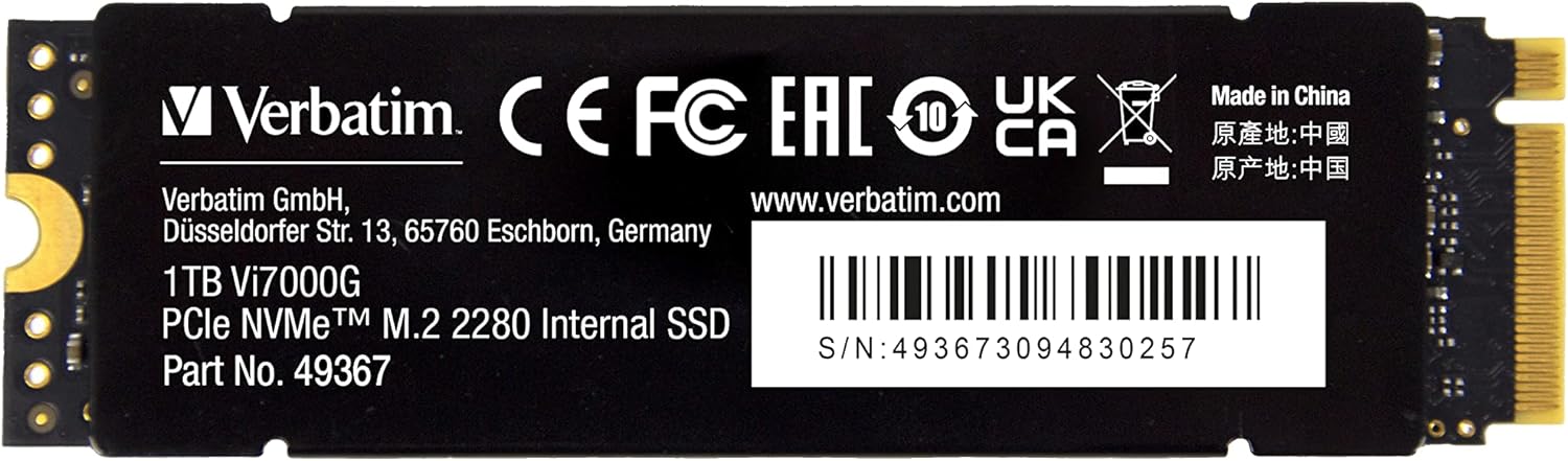 Verbatim Vi7000 2TB PCIe NVMe M.2 SSD - Image 3