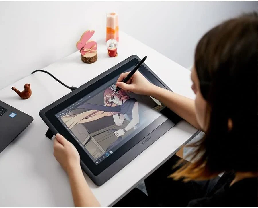 Wacom Cintiq 16 Creative Pen 16" Full HD Graphic Drawing Monitor with Wacom Pro Pen 2 For Windows & MAC - Black - Image 4