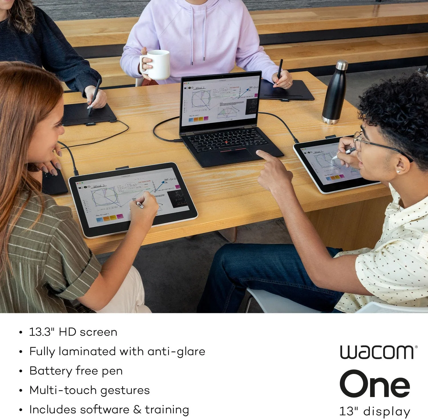 Wacom One 13 (2023) Creative Graphic Tablet 13.3" & UD Pen Tablet Compatible with All OS - Image 6