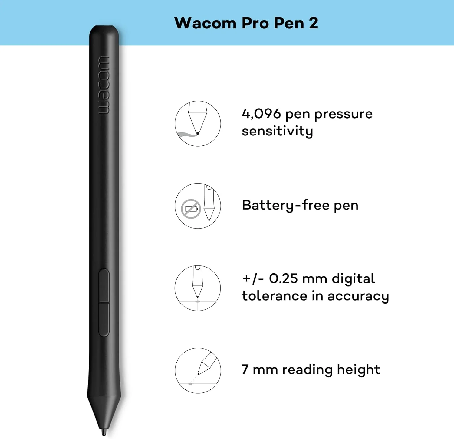 Wacom One by Wacom CTL-672-N Ideal for Work from Home & Remote Learning - Black - Image 3
