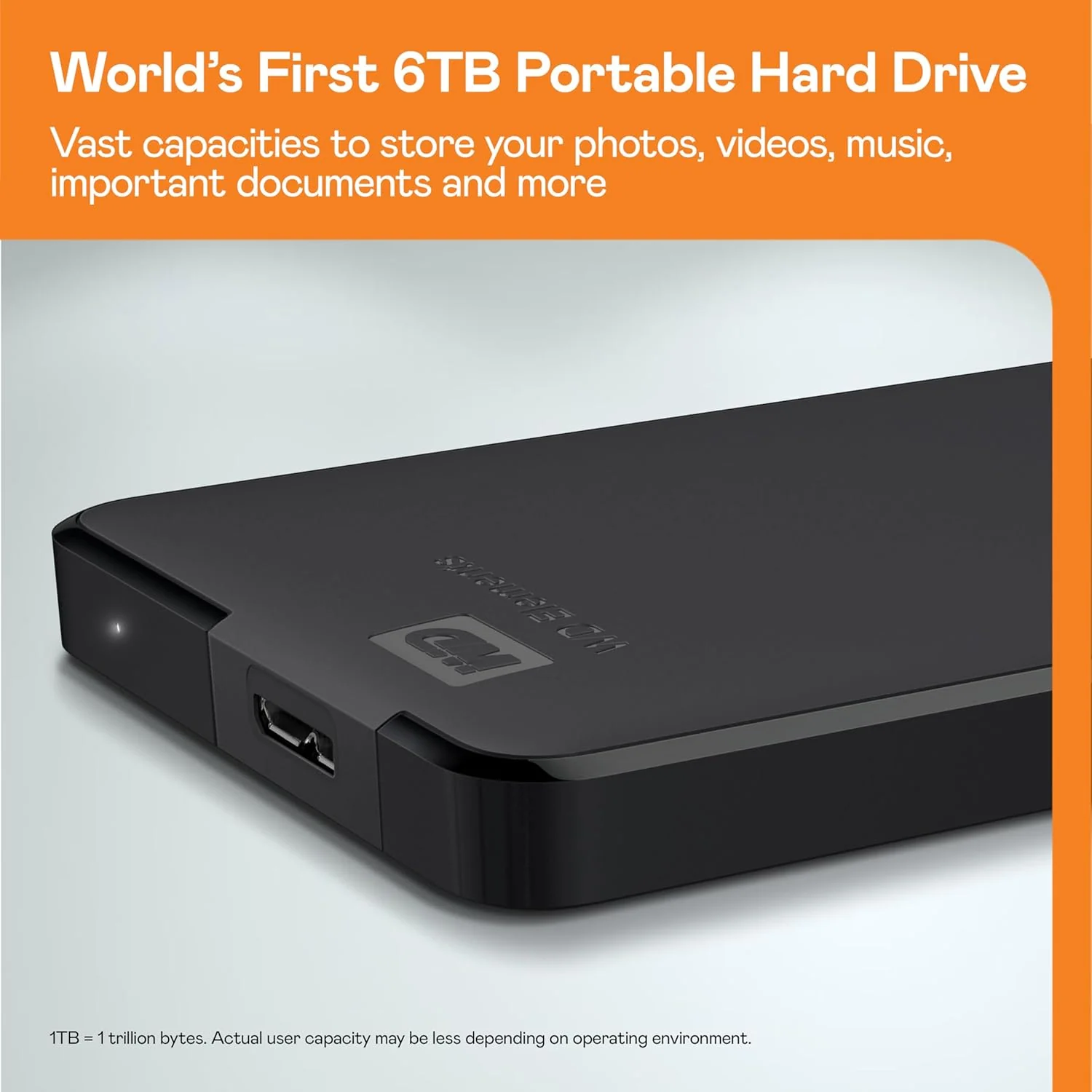 WD 4TB Elements Portable HDD External Hard Drive - Image 2