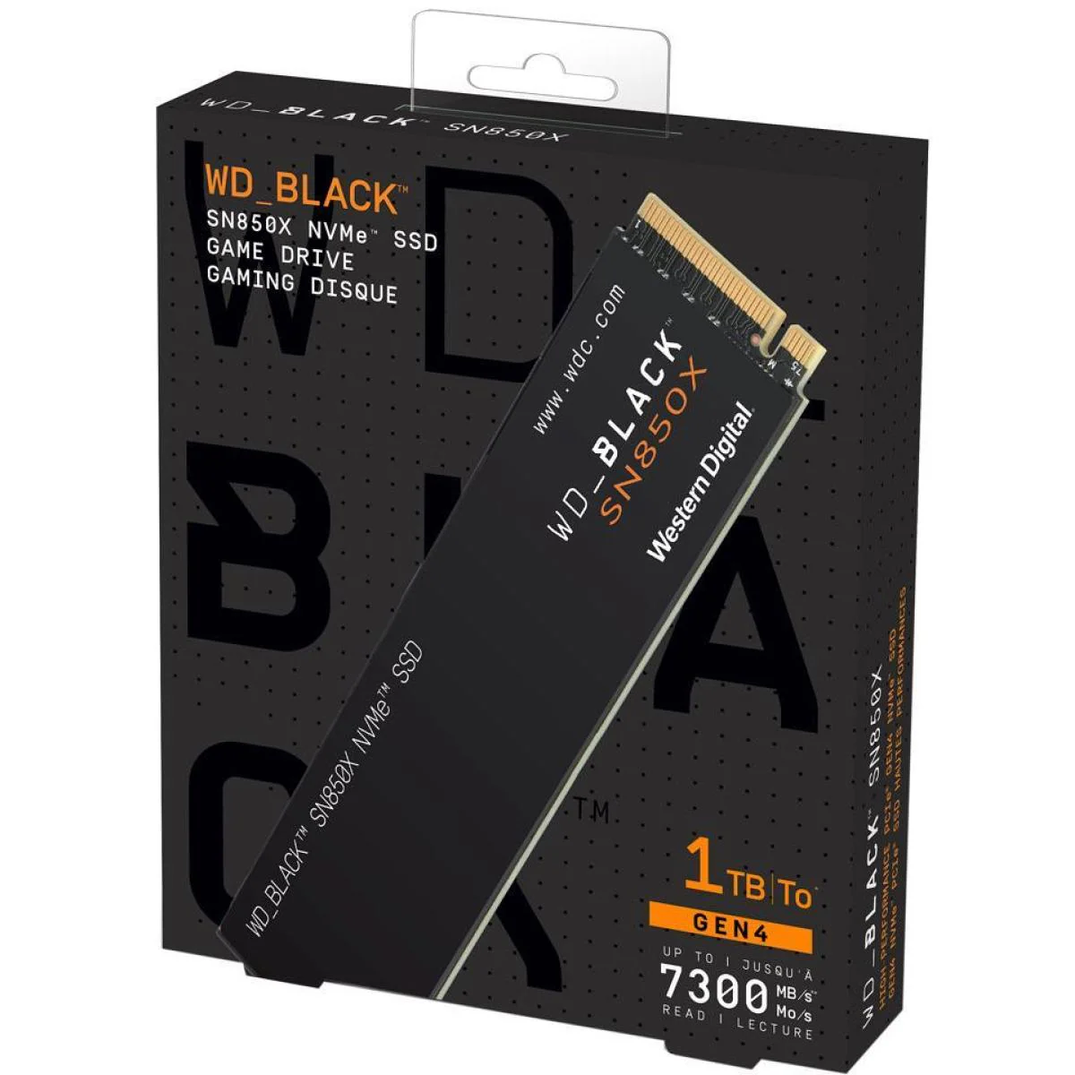 WD BLACK SN850X NVMe M.2 2280 1TB PCI - Image 3
