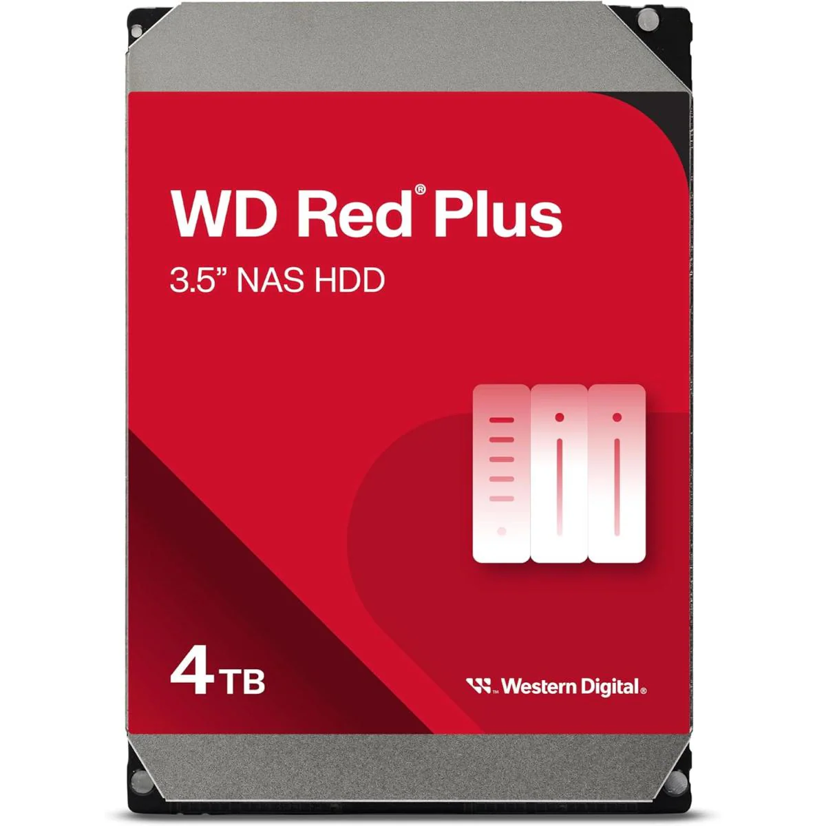 Western Digital 4TB WD Red Plus NAS Internal Hard Drive HDD 5400 RPM 256MB Cache - Image 2