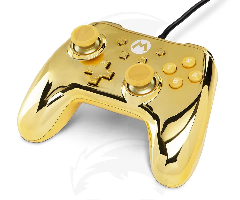 Wired Controller Chrome Gold Mario - Switch - Image 4