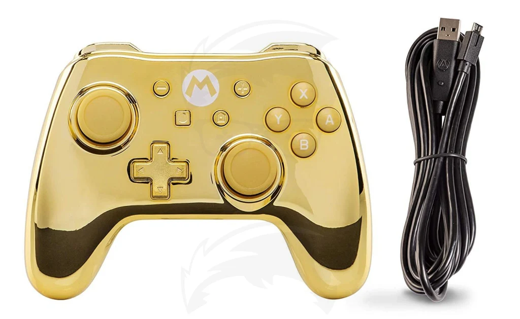 Wired Controller Chrome Gold Mario - Switch - Image 5