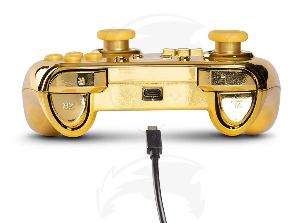 Wired Controller Chrome Gold Mario - Switch - Image 6