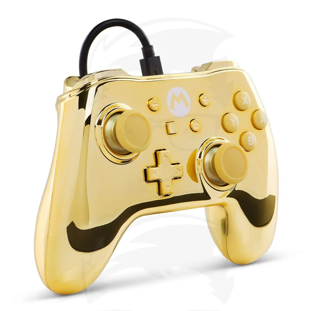Wired Controller Chrome Gold Mario - Switch - Image 7