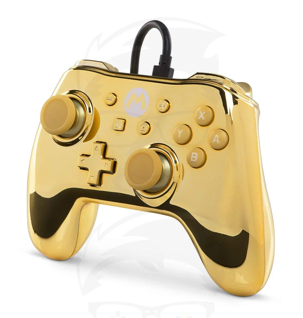 Wired Controller Chrome Gold Mario - Switch - Image 8