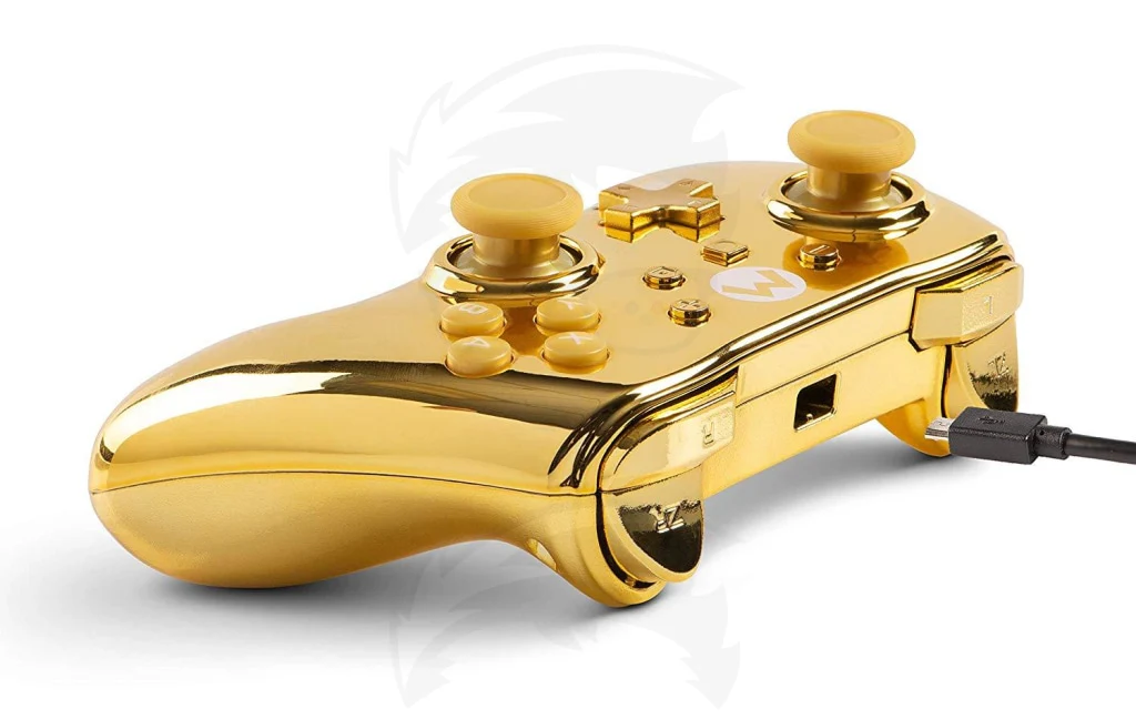Wired Controller Chrome Gold Mario - Switch - Image 9
