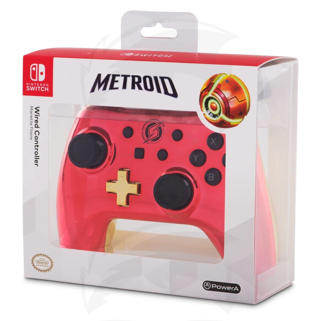 Wired Controller Chrome Metroid - Switch - Image 5