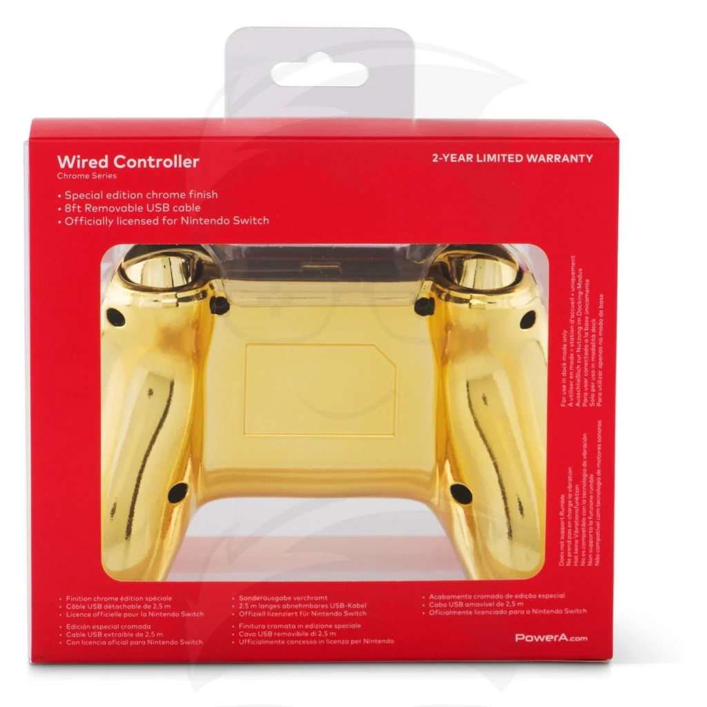 Wired Controller Chrome Metroid - Switch - Image 6