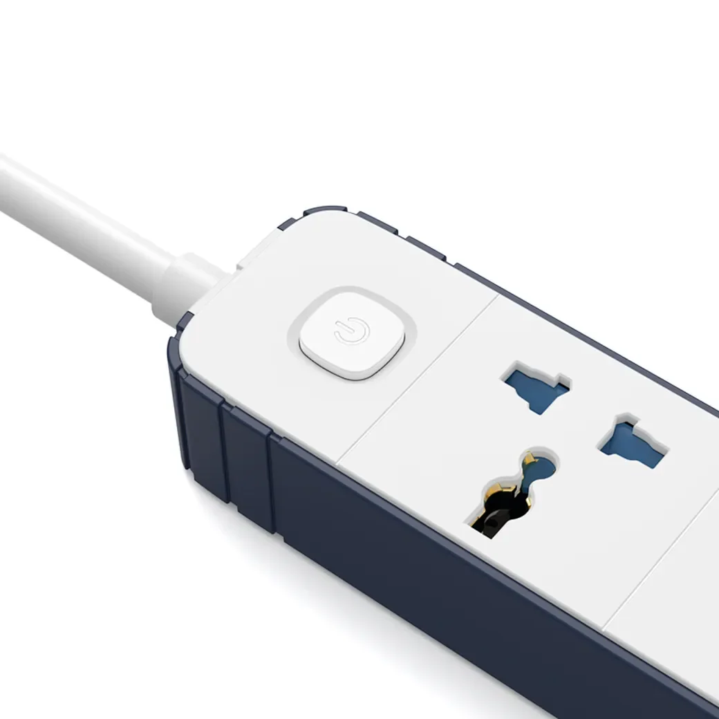 WIWU 8in1 20W GaN Power Strip 2C+2A+4AC - White - Image 5