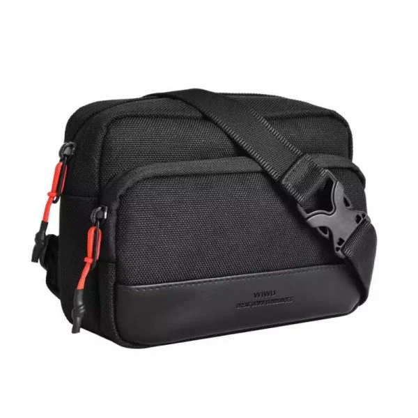 WIWU Essen 2in1 Crossbody & Waist Bag – Waterproof Style - Black
