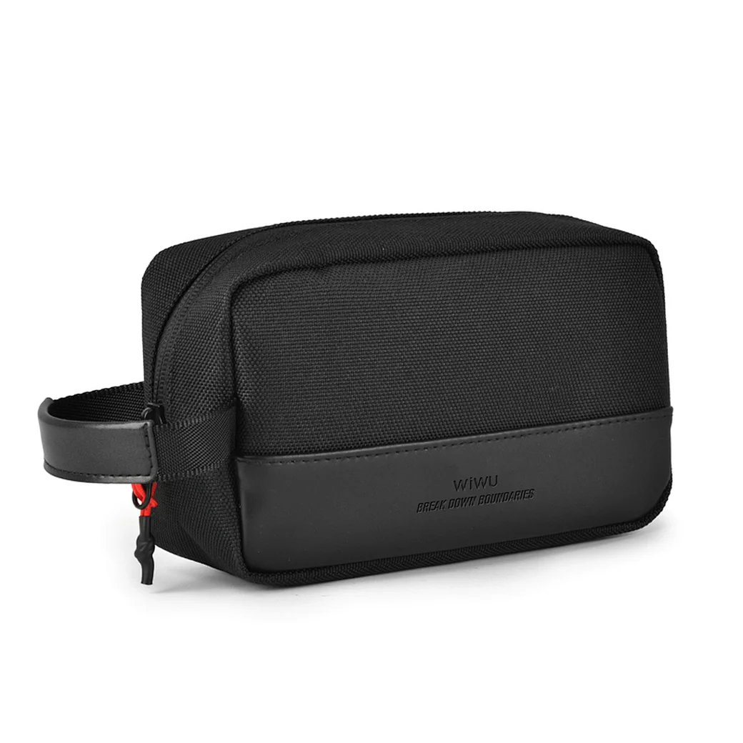 WIWU Essen Travel Organizer Pouch – Compact & Water-Resistant - Black