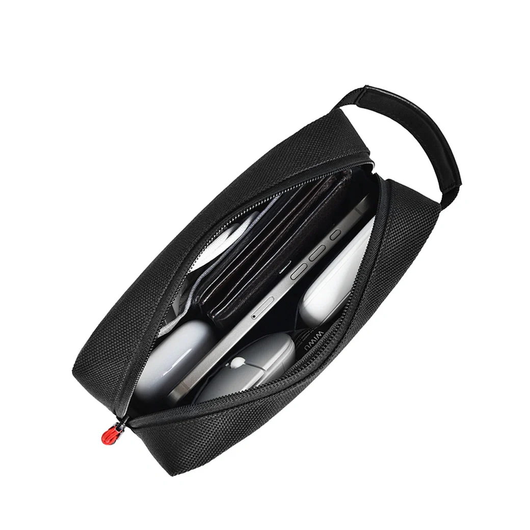 WIWU Essen Travel Organizer Pouch – Compact & Water-Resistant - Black - Image 4