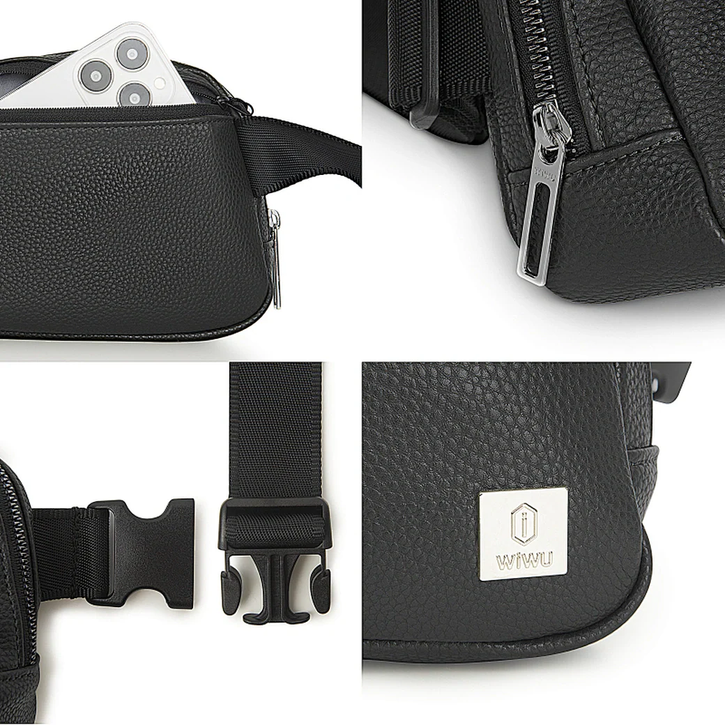 WIWU LULU Crossbody Bag - Black - Image 5