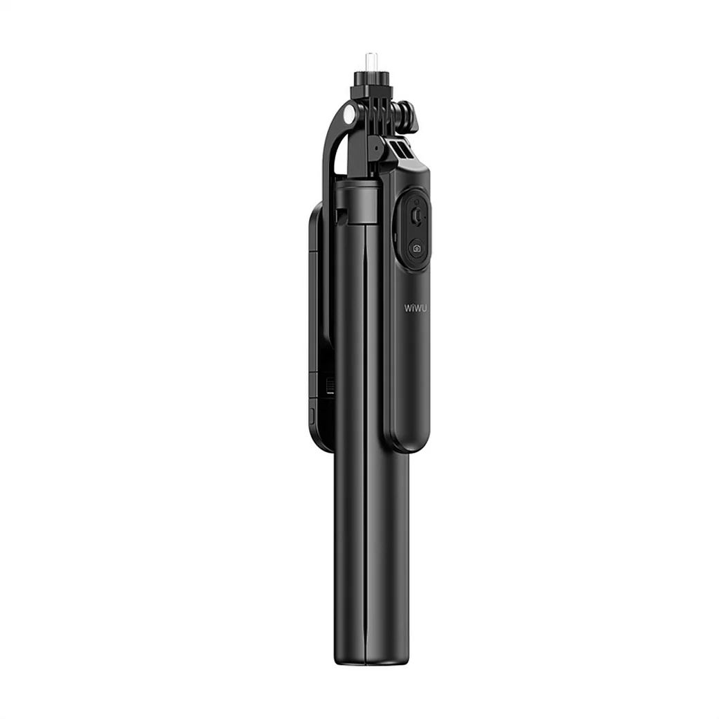 WIWU W-SE012 Live Broadcast Tripod Selfie Stick - Black - Image 3