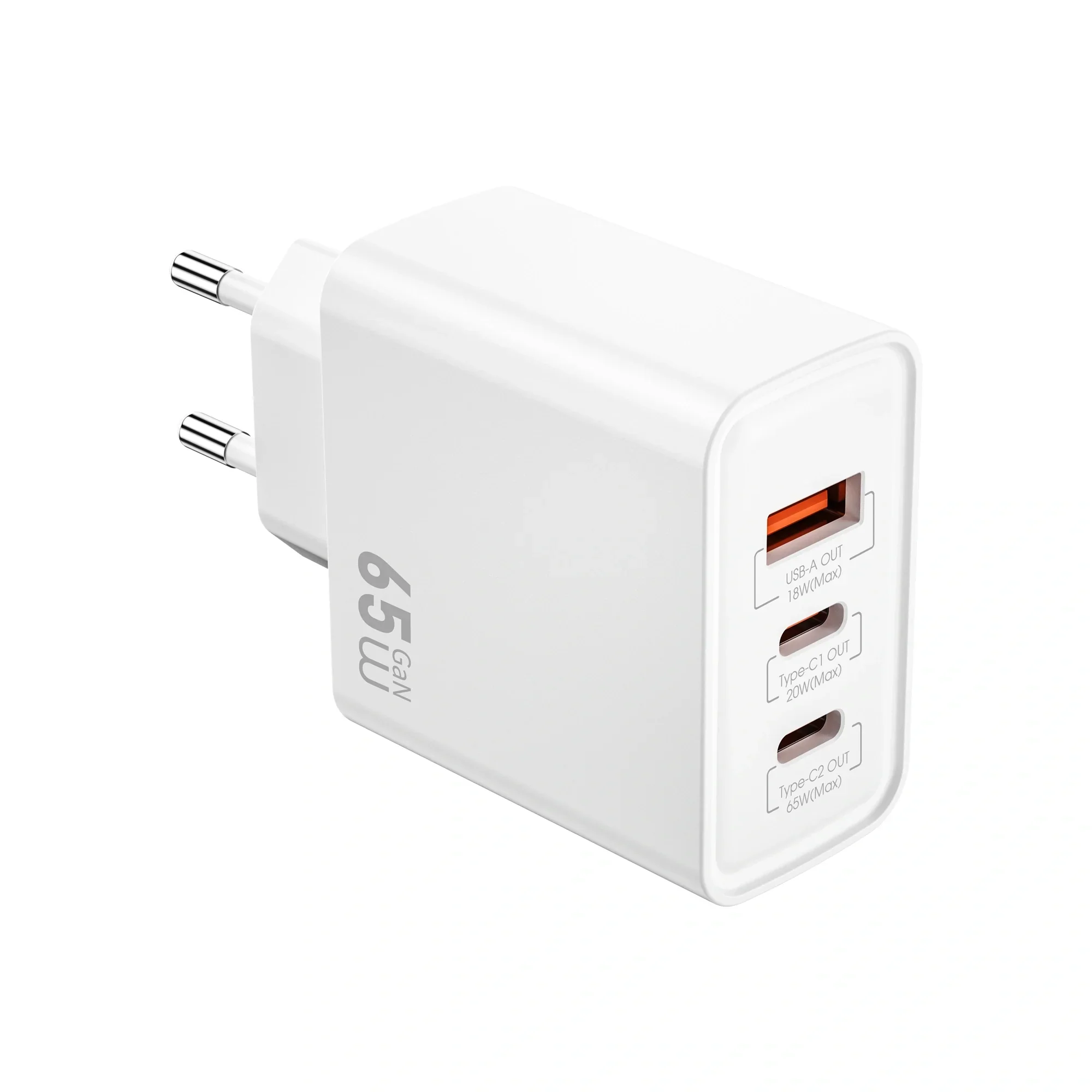 WIWU Wi-G005 EU 65W Essen GaN Fast Charger 1A+2C