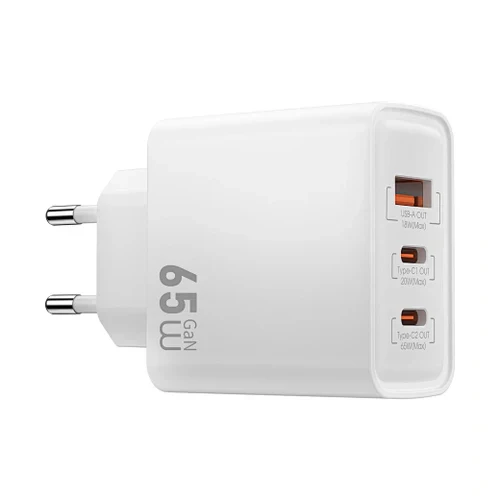 WIWU Wi-G005 EU 65W Essen GaN Fast Charger 1A+2C - Image 2