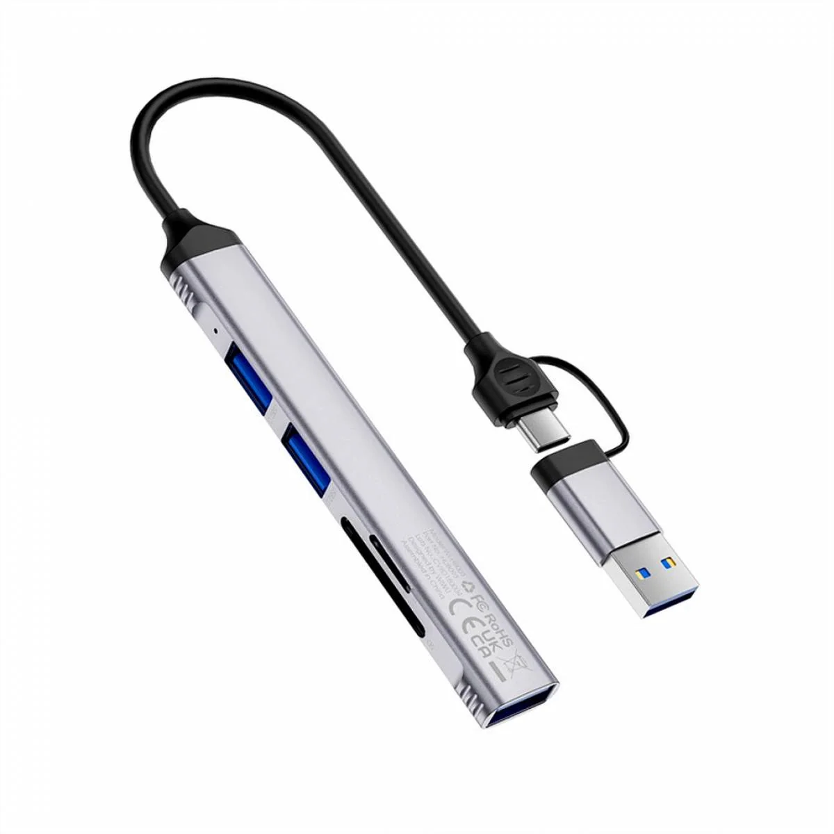 WIWU Wi-HB003 ZOLO 5 in 1 USB-C/USB-A HUB - Image 4