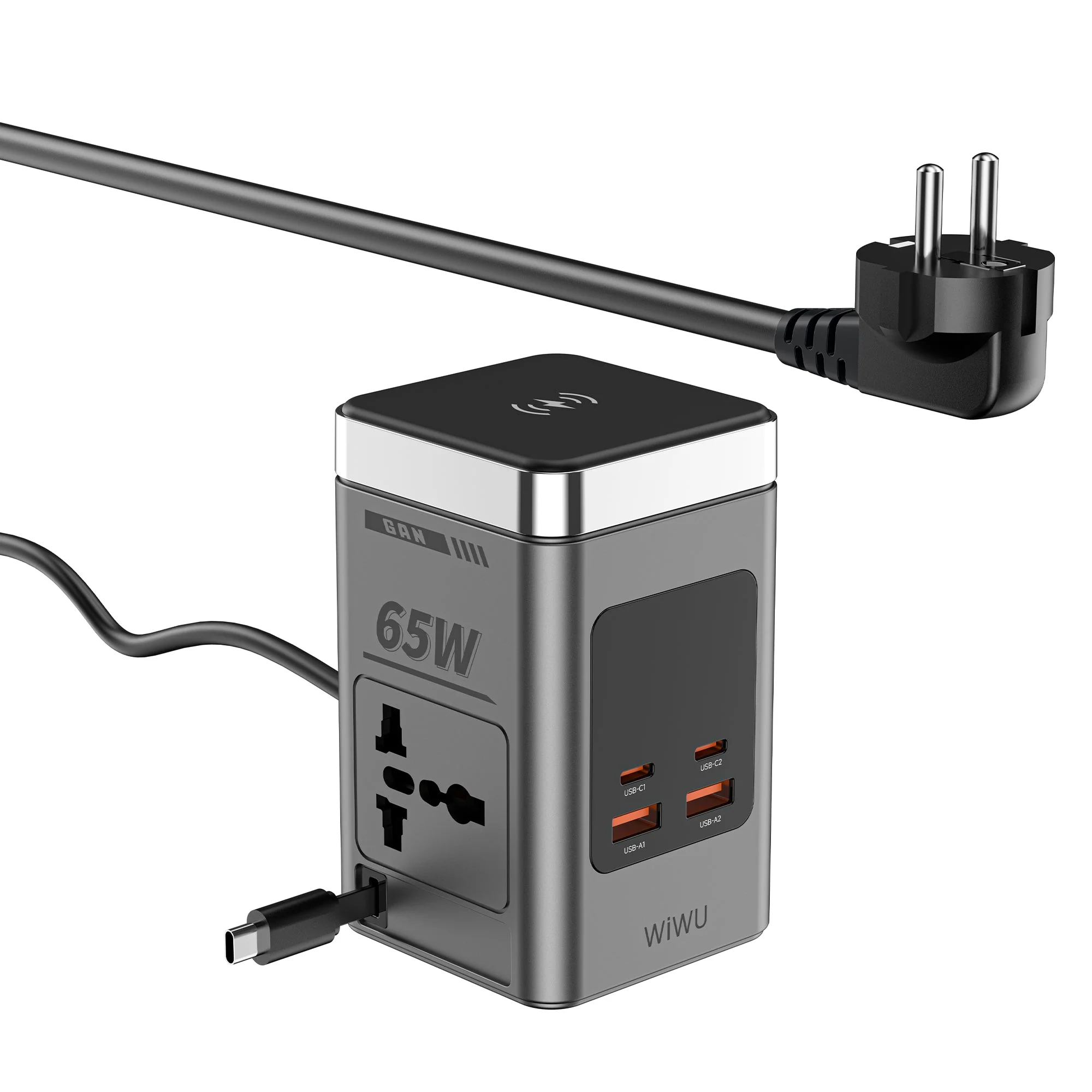 WIWU Wi-W040 8in1 Desktop Power Station  EU Plug - Image 5