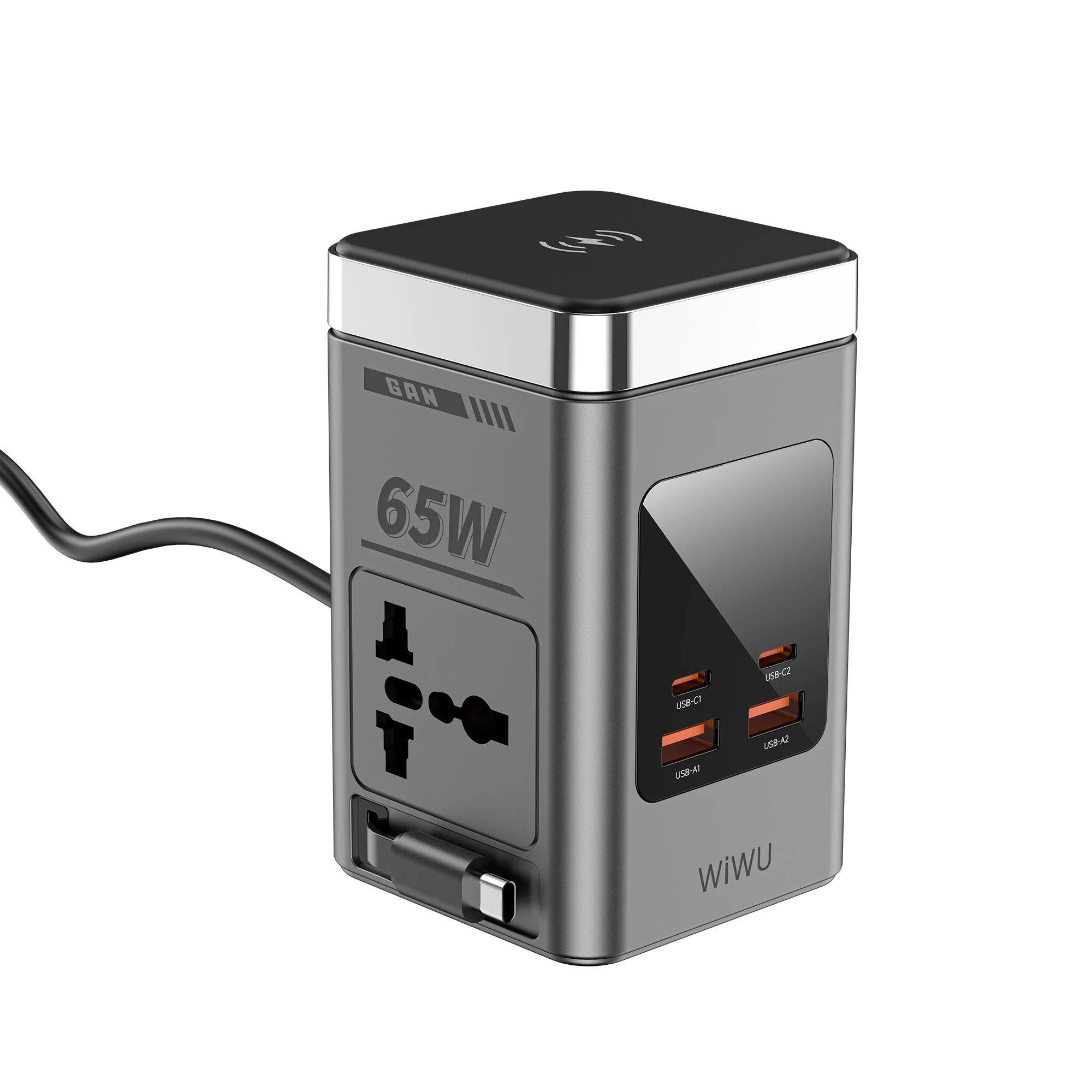 WIWU Wi-W040 8in1 Desktop Power Station  EU Plug - Image 6