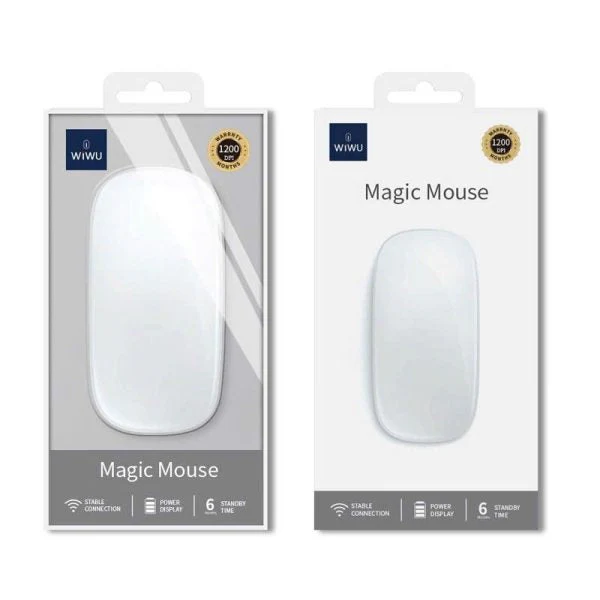 WIWU WM103 Bluetooth & USB-C Magic Mouse - White - Image 2
