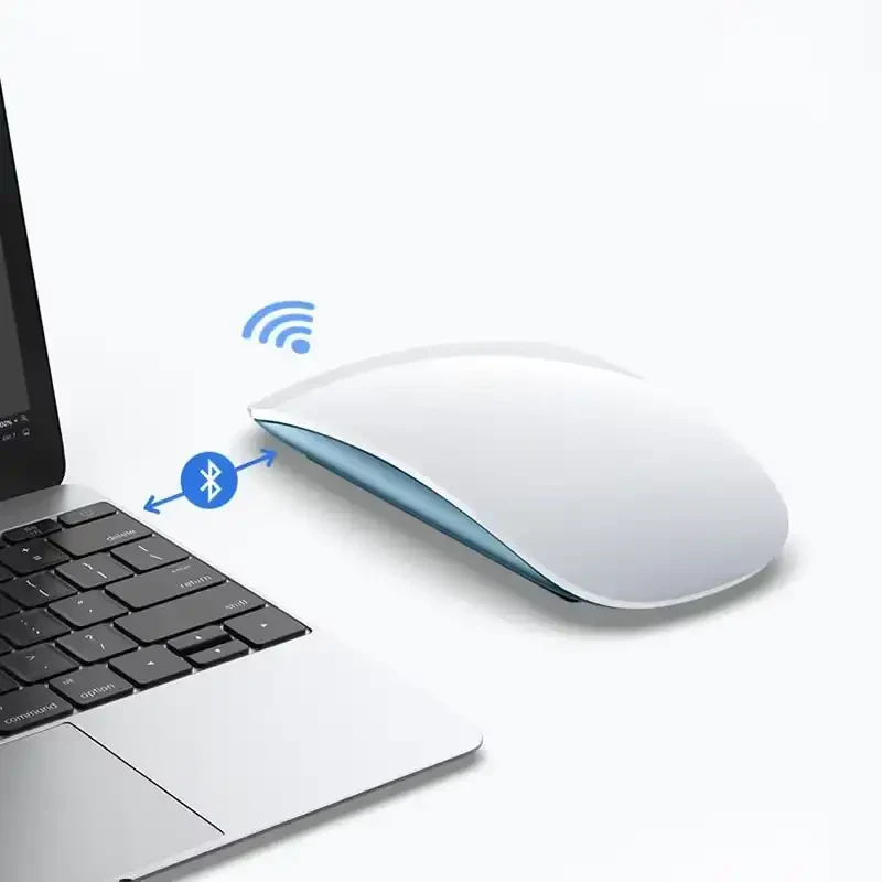WIWU WM103 Bluetooth & USB-C Magic Mouse - White - Image 3