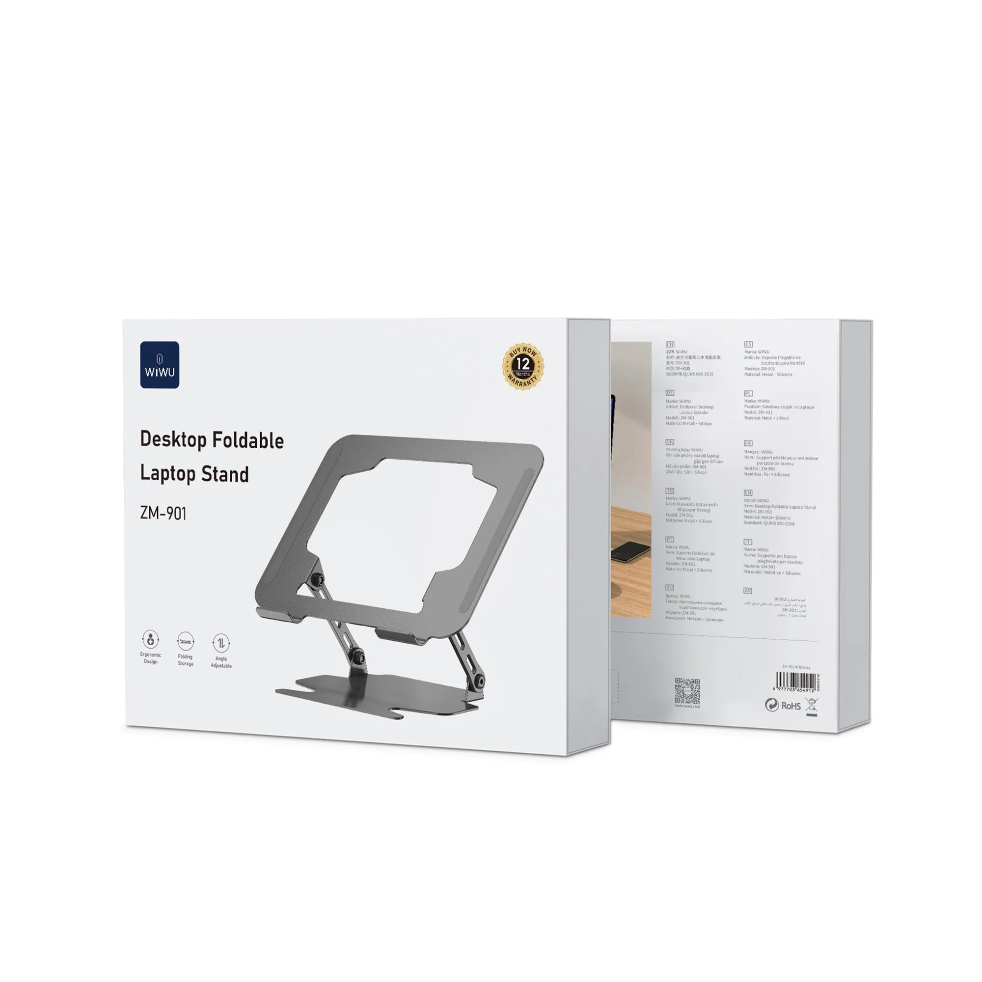 WIWU ZM-901 Desktop Foldable Laptop Stand - Image 2
