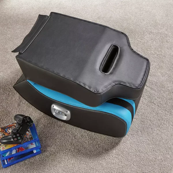 X Rocker PlayStation Geist 2.0 Floor Gaming Chair Blue/Black  - Image 4