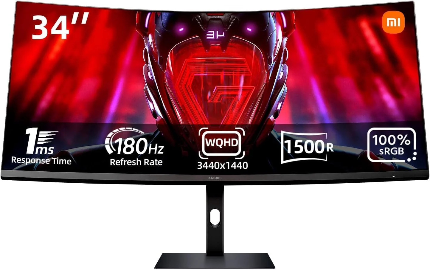 Xiaomi G34WQi 180Hz 1ms Curved Gaming Monitor