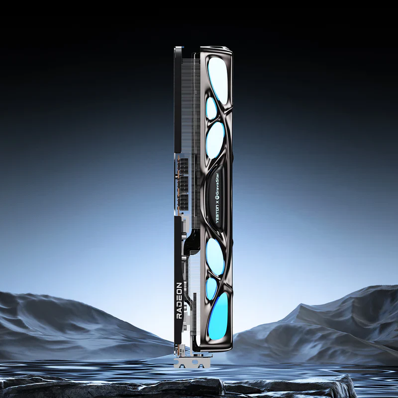 Yeston x GravaStar AMD RADEON RX 9070 XT 16G GDDR6 Mercury Nova OC - Image 6
