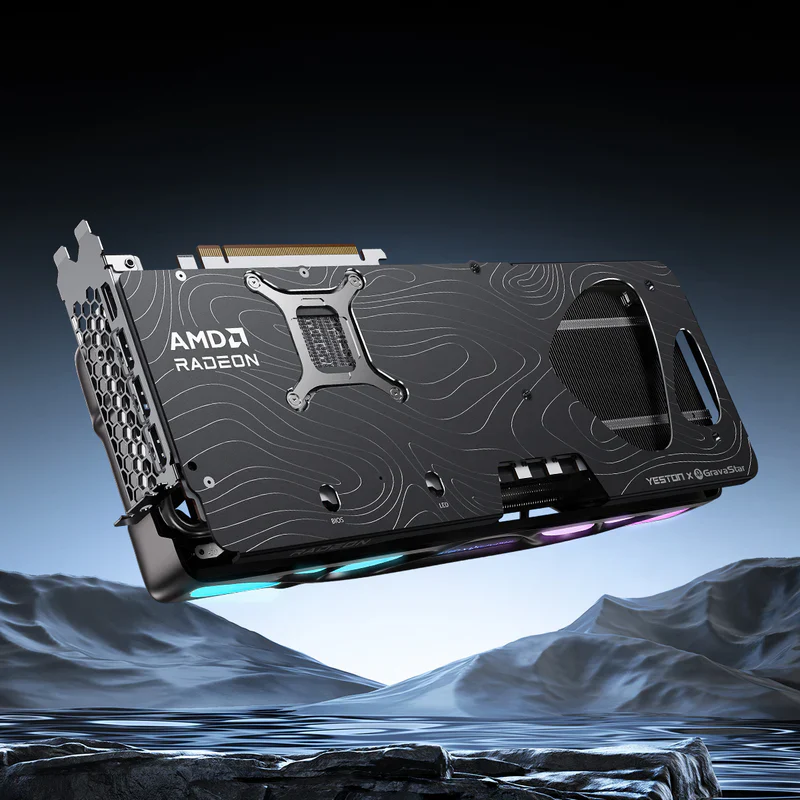 Yeston x GravaStar AMD RADEON RX 9070 XT 16G GDDR6 Mercury Nova OC - Image 7