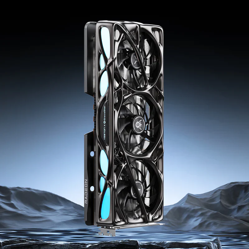 Yeston x GravaStar AMD RADEON RX 9070 XT 16G GDDR6 Mercury Nova OC - Image 8
